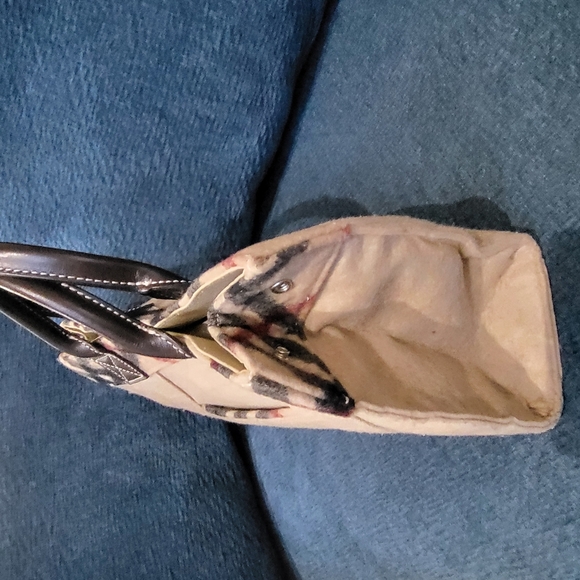 Burberry Blue Label Nova Check Wool Handbag - Picture 4 of 10